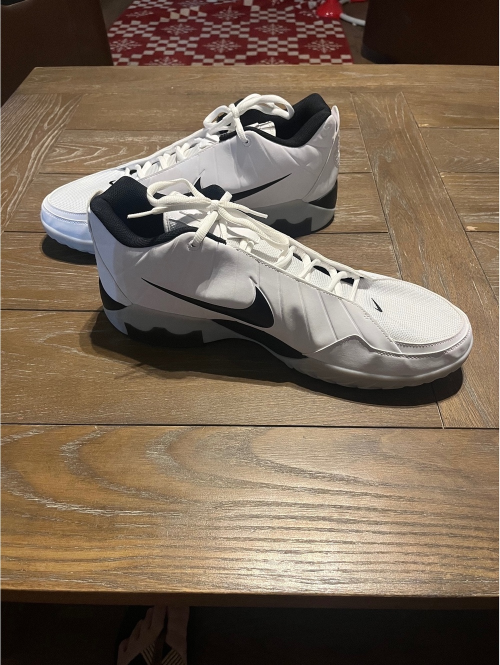 Nike LeBron Witness 9 IX White Black Grey Basketball Shoes Men's Size 18